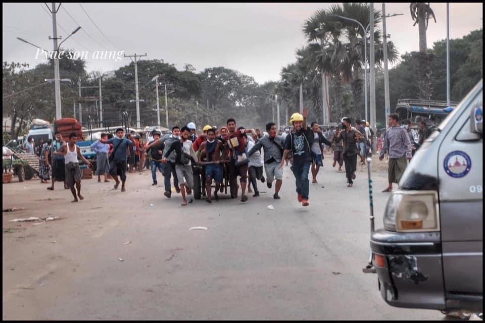 緬甸軍警朝示威者開火 美與聯合國同表關切
