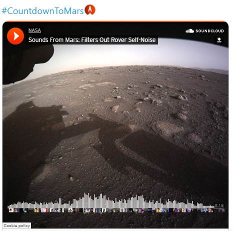 紅色星球上微風劈啪輕響！NASA公布毅力號首度傳回｢火星的聲音｣