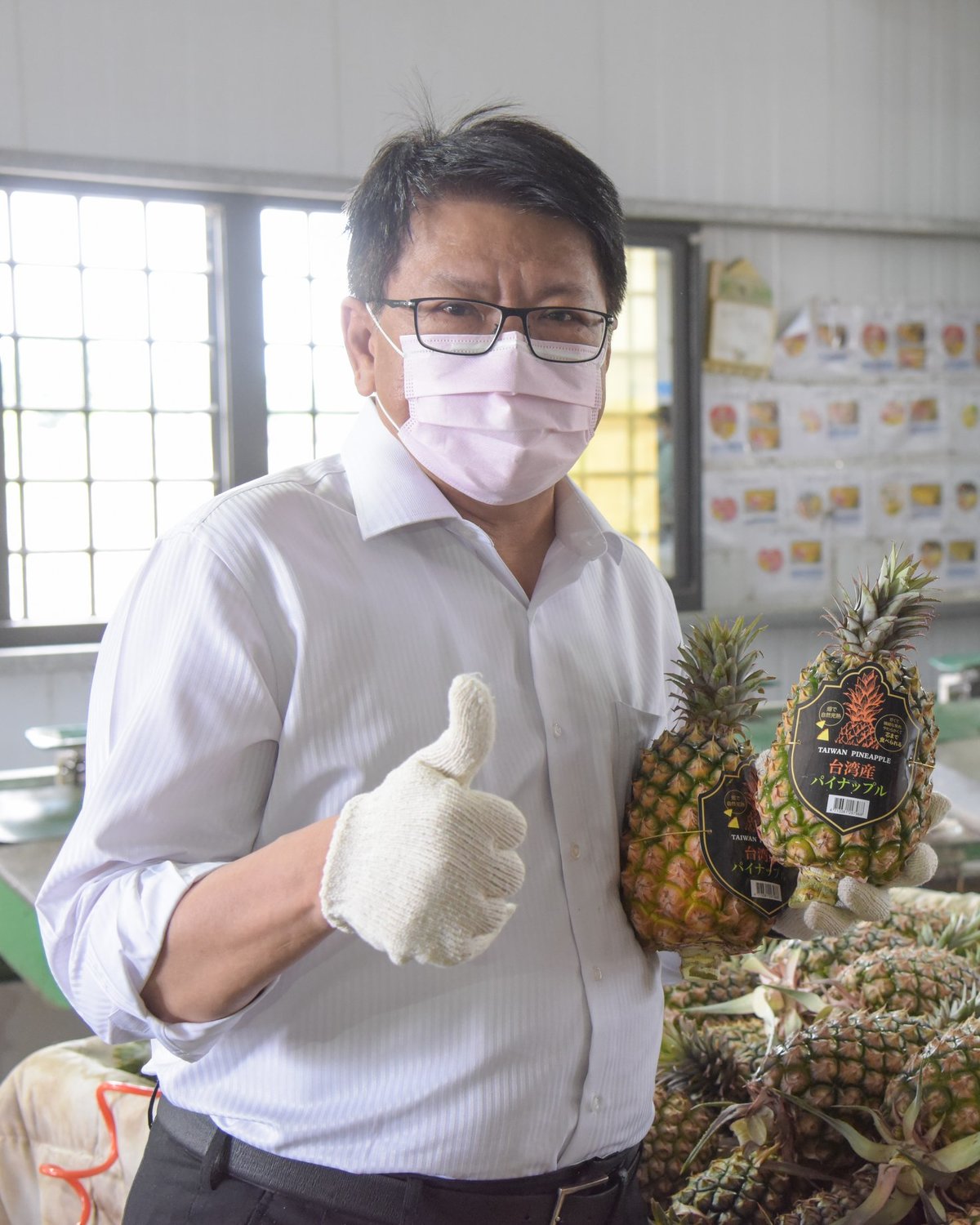 中國禁台灣鳳梨 最大產地縣長：用新台幣挺農