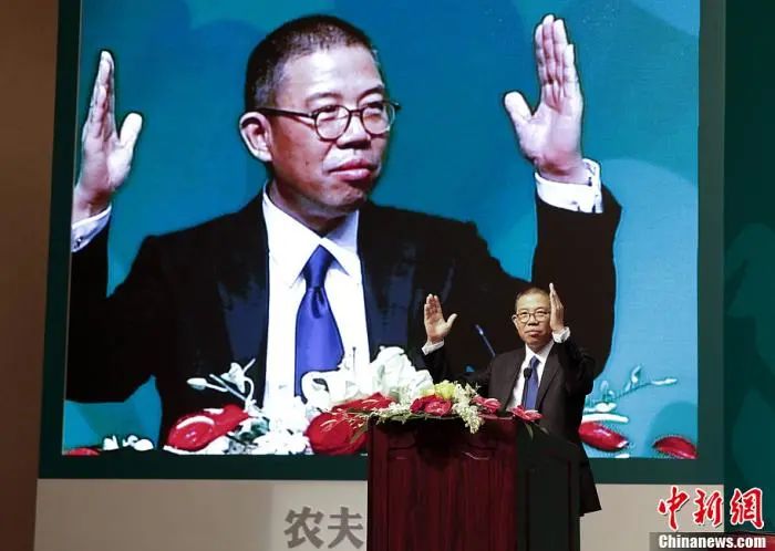 農夫山泉創始人鐘睒睒。 圖：翻攝自中新網 