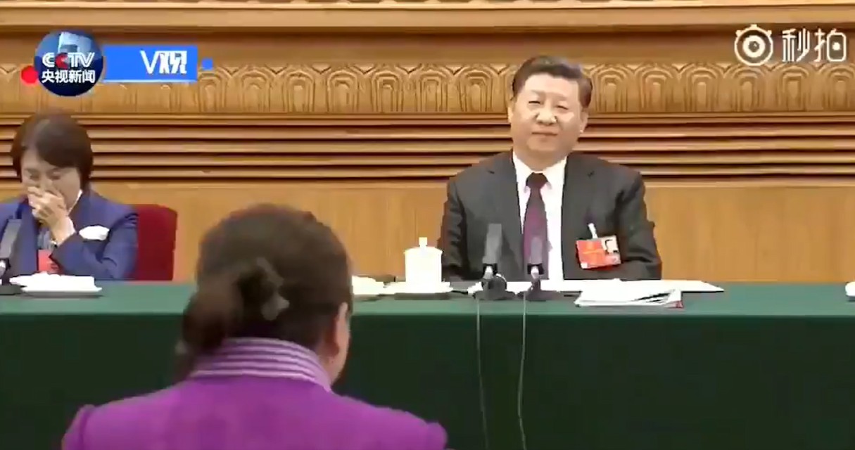 馬屁拍到馬腿？人大代表當面吹捧欺上瞞下｢廁所革命｣習近平尷尬了