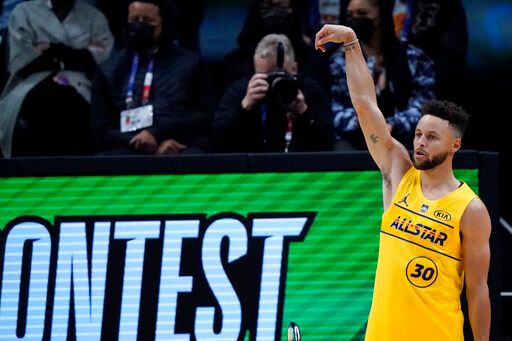 NBA／絕殺三分！柯瑞第二次拿下三分球大賽冠軍