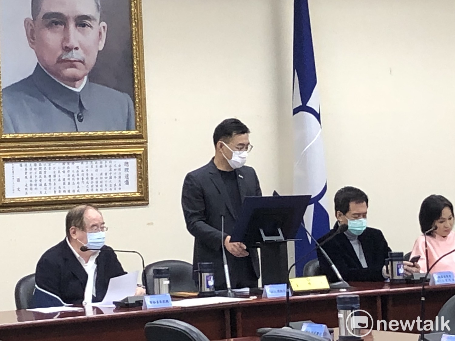 江啟臣批農水署無法解決旱象 「臨渴掘井」的說法貽笑大方
