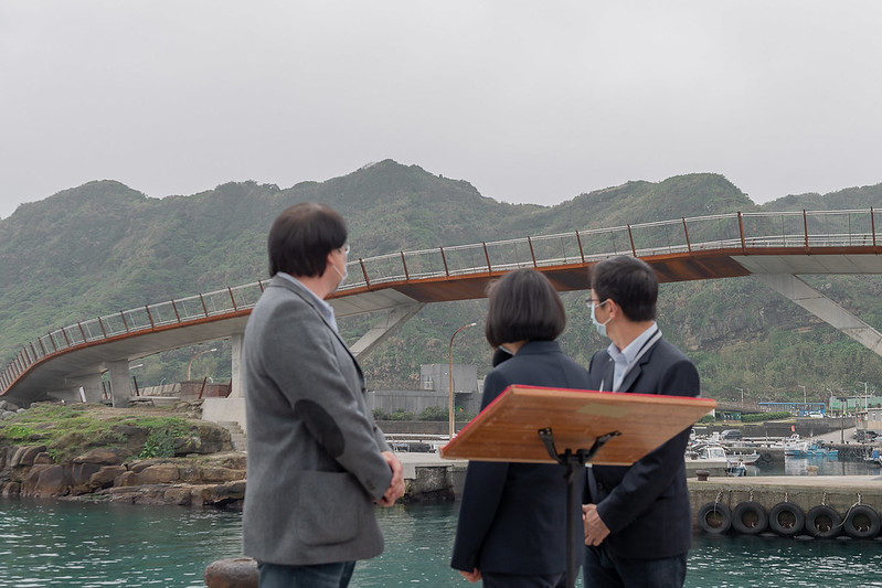 視察望海巷鐵馬道  蔡英文：盼吸引更多遊客成為熱門打卡景點
