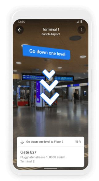 機場、轉運站內不再怕迷路！Google地圖室內實景導航大升級