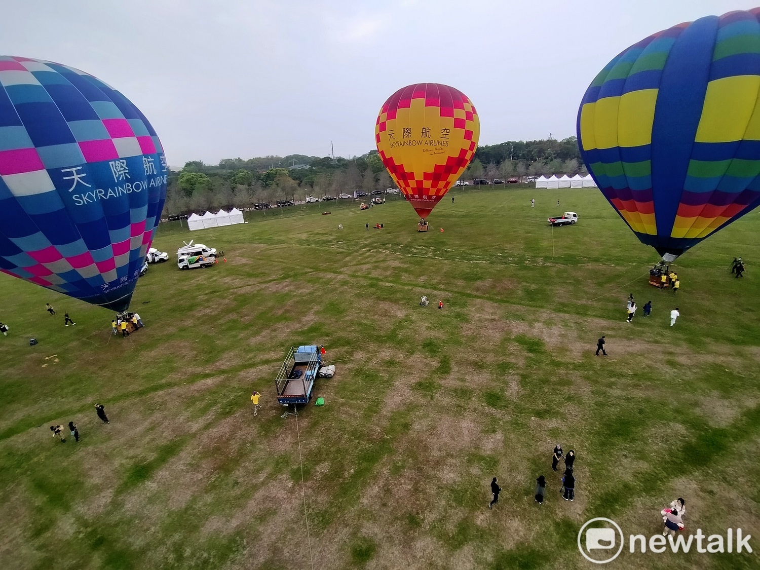 熱氣球飛進落羽松大草原  60公尺高空眺望美景