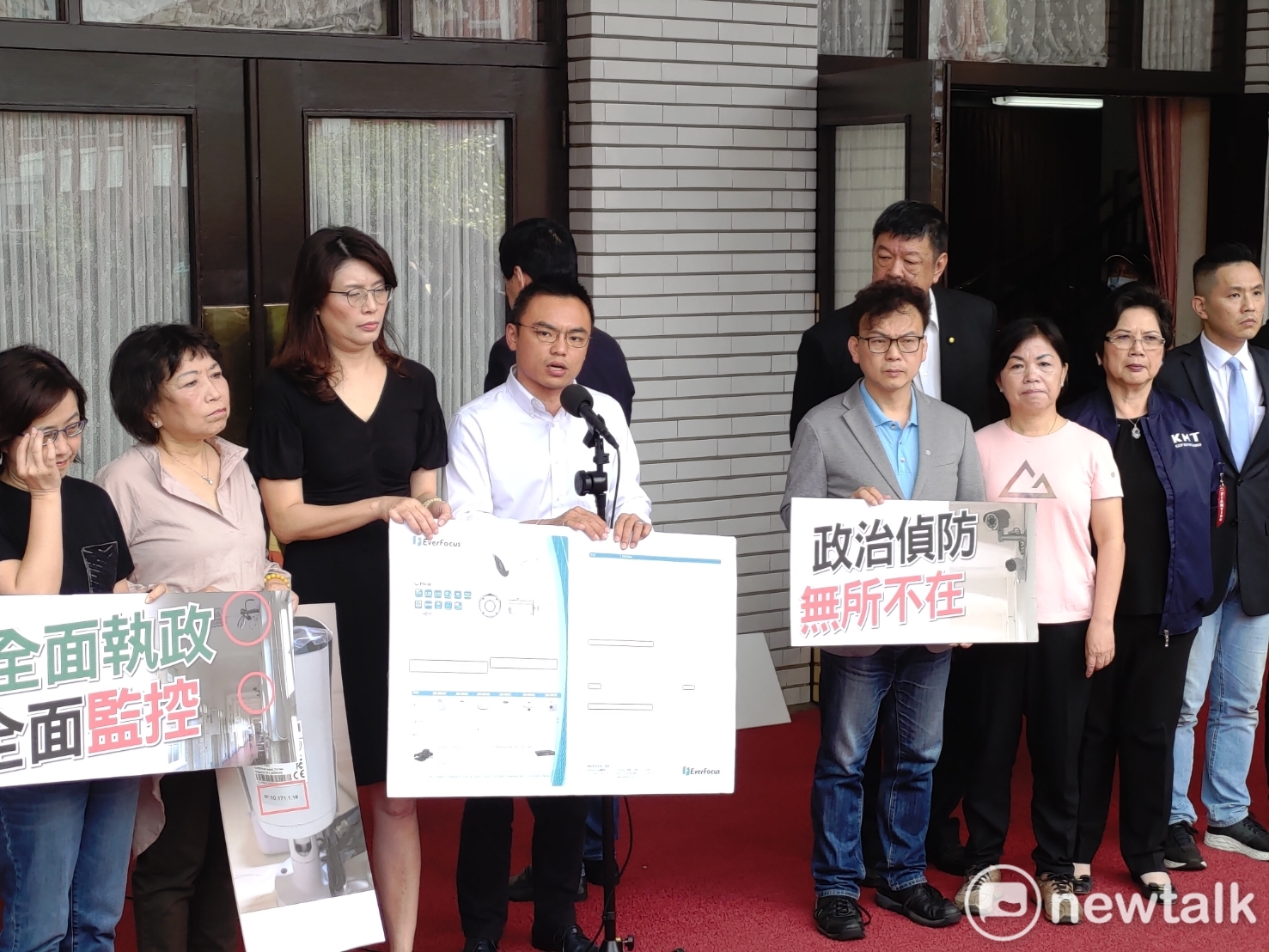 立院新監視器只對準國民黨辦公室 藍營怒控「政治偵防」