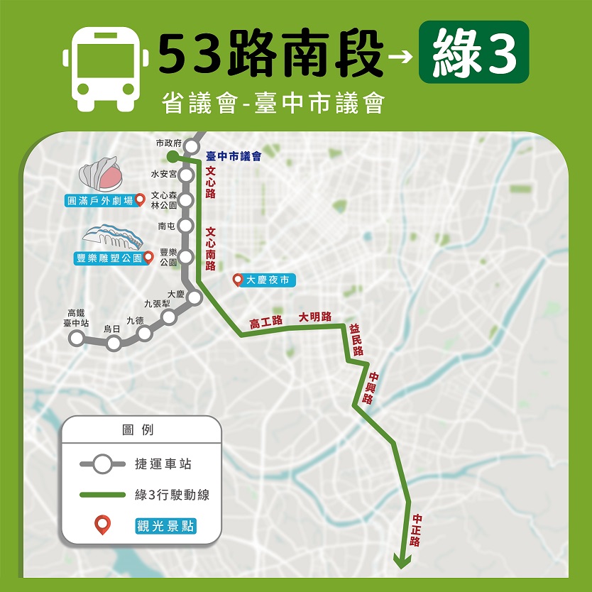 試營運最後一天！中捷綠線25日通車 10線公車動線調整