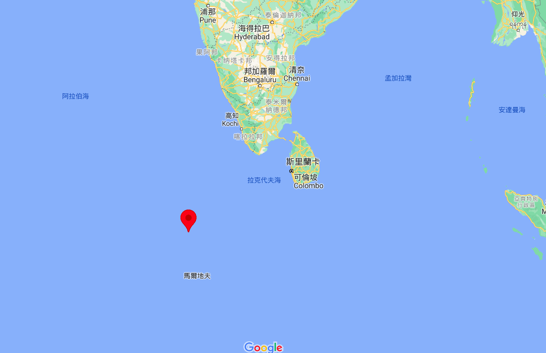 中國長征5號墜落點 距馬爾地夫陸地僅42公里