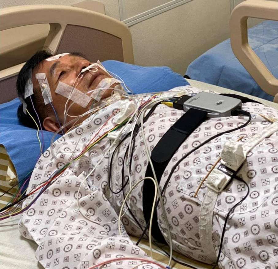 陳水扁近況曝光！全身纏滿電線 嘆：這樣已經第N次