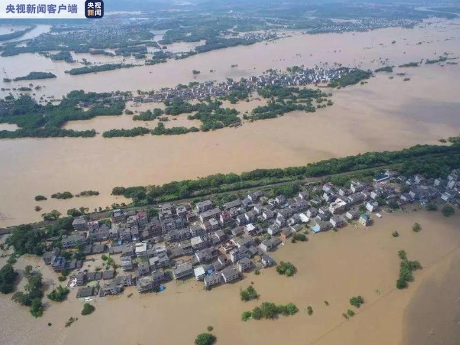 There is a fear of major floods in Guangxi, China, so the Water Resources Department of Guangxi Zhuang Autonomous Region has decided to initiate four-level flood control measures. Picture: Retrieved from CCTV News Client (data photo)