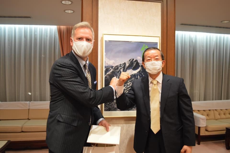 首見！美駐日職業外交官首次踏入中華民國駐日代表官邸