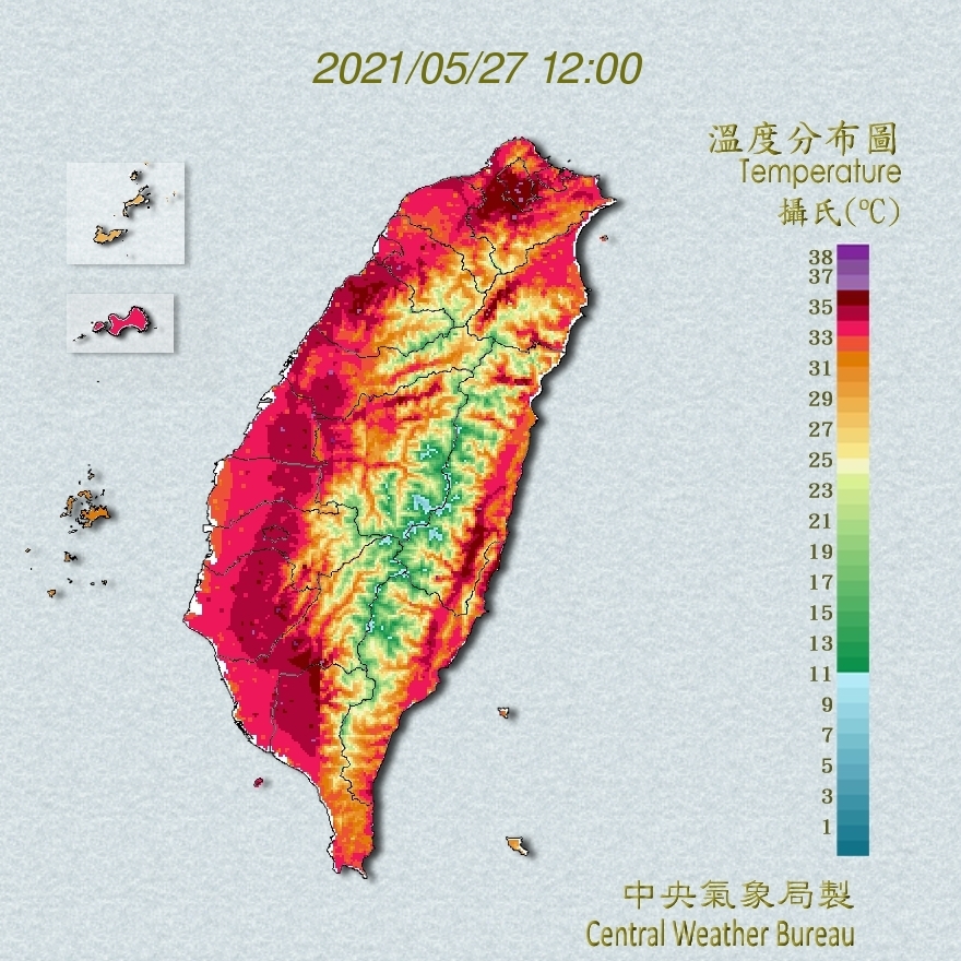 燒番薯！7縣市恐現38度極端高溫 鄭明典：明天更熱