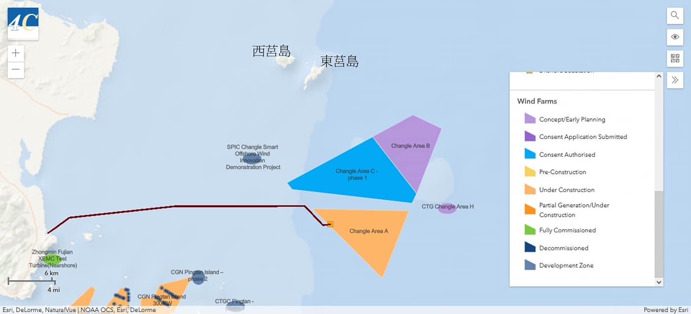 兩岸「灰色衝突」＋1！ 中國在東莒島南方架30海上風機