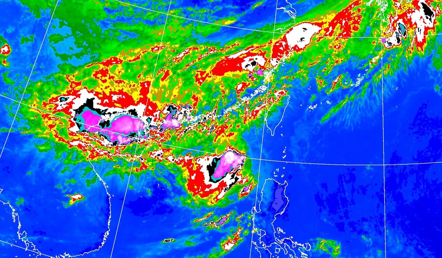 3號颱「彩雲」中心傍晚最接近陸地、鋒面夾擊!15縣市豪大雨特報 | 生活 | 新頭殼 Newtalk