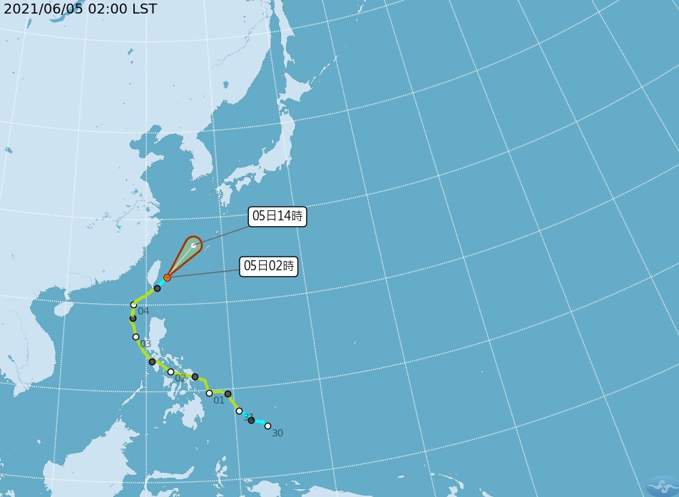 9月前西太平洋將形成約20個熱帶氣旋 5個恐侵台