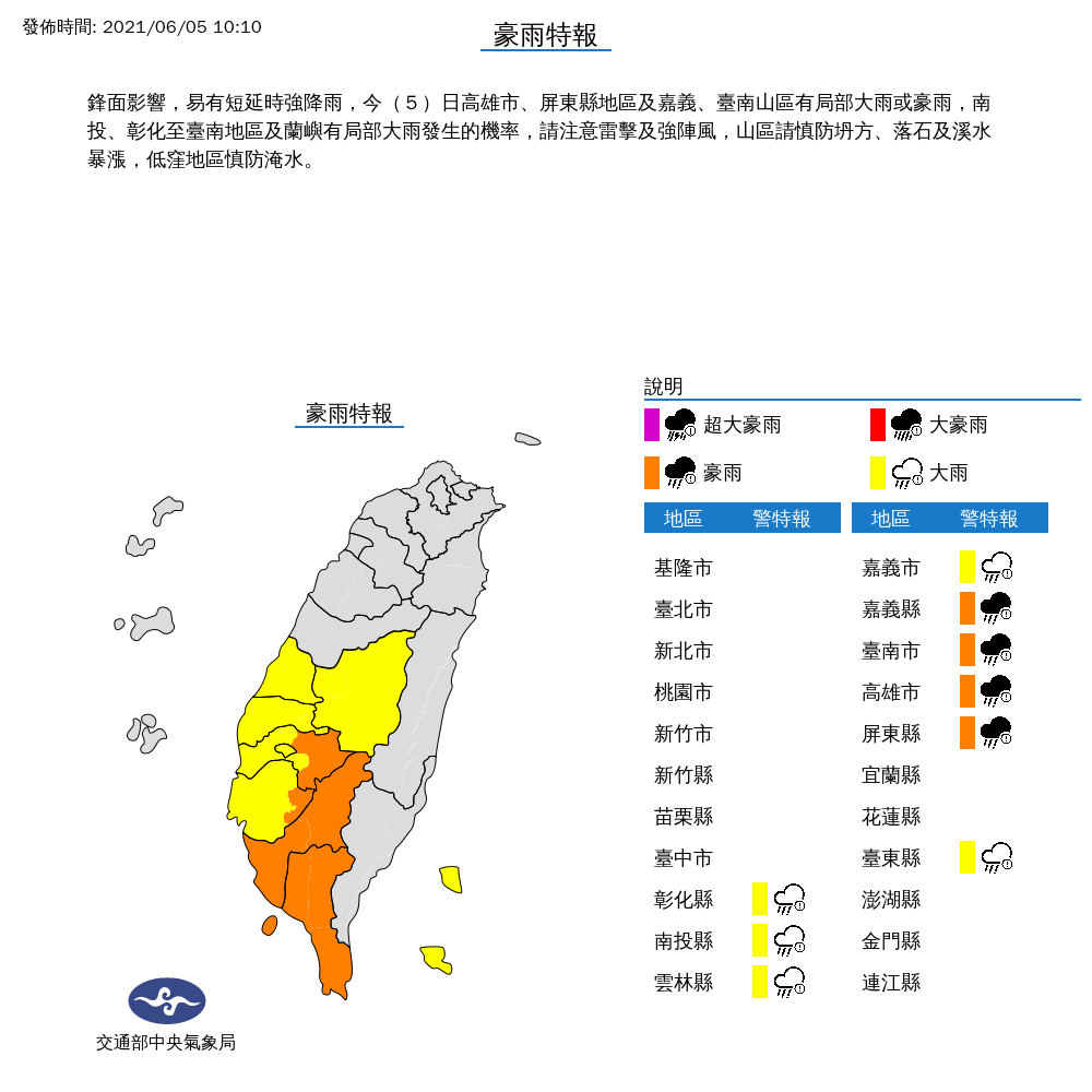 梅雨強襲南台灣！氣象局：這3區今防「致災性」降雨