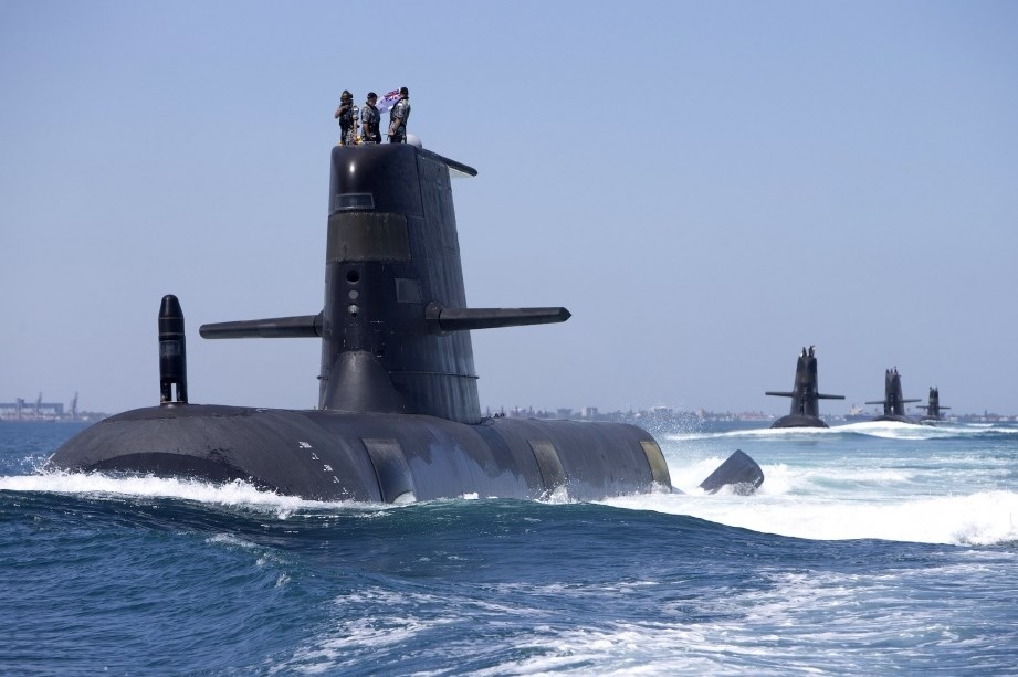 AUKUS協助澳洲建造核動力潛艦，傳可能使用原有的柯林斯級進行動力變更。圖為澳洲海軍現役柯林斯級潛艇。   圖取自澳洲皇家海軍網頁navy.gov.au