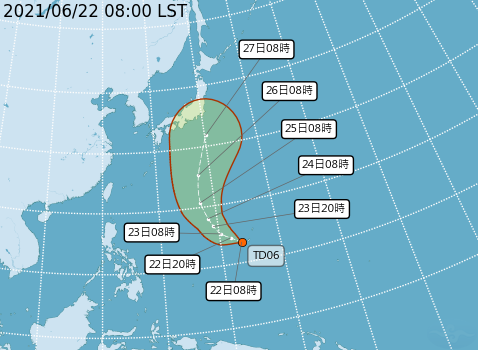 5號颱風「薔琵」最快明上午生成！預測路徑曝光