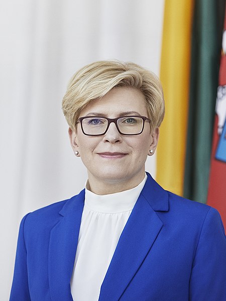 立陶宛總理席莫尼特（Ingrida Šimonytė）。   圖：翻攝維基／Rokasdarulis