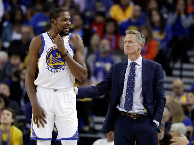 NBA／師徒重逢　柯爾盛讚KD天賦更勝喬丹