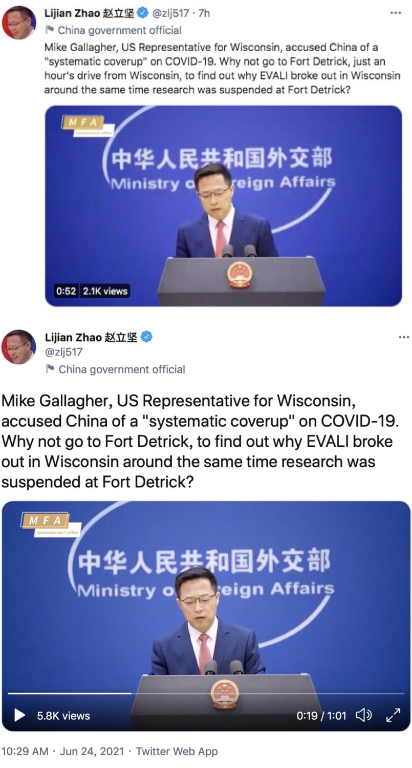 趙立堅短短推文多處搞錯鬧笑話 被專家狠打臉急修改