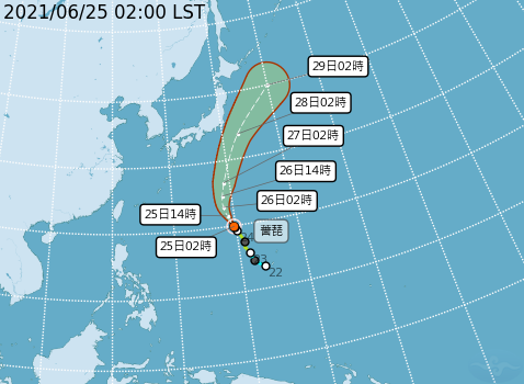 輕颱薔琵Bye！鋒面北移 南部、山區仍有局部大雨