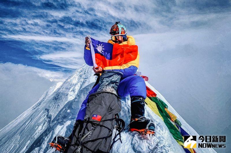 (影)滿滿感動！呂忠翰登上世界第十高峰