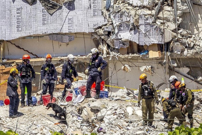 令人心碎！ 美消防員在佛州坍塌現場 找到自己7歲女兒遺體