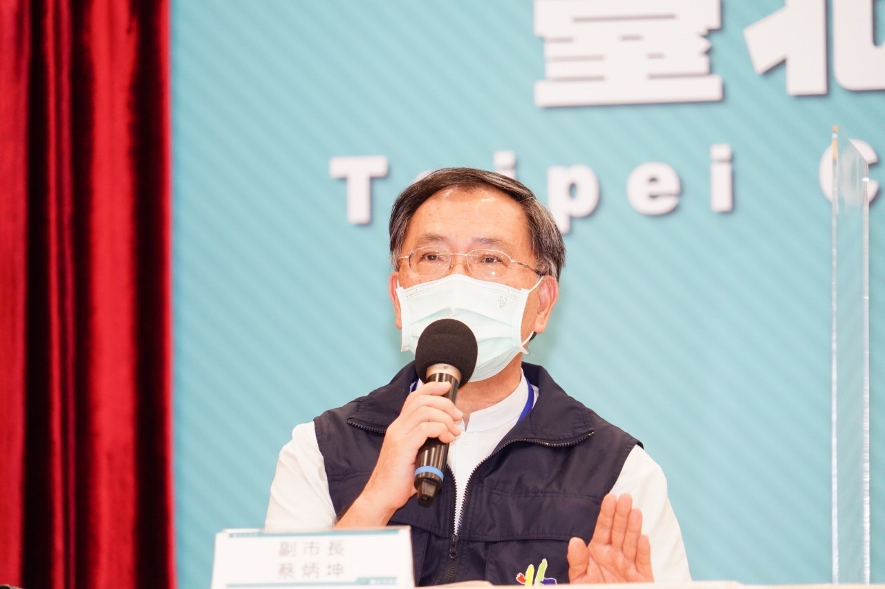台北市副市長蔡炳坤。   圖 : 台北市政府 / 提供（資料照片）