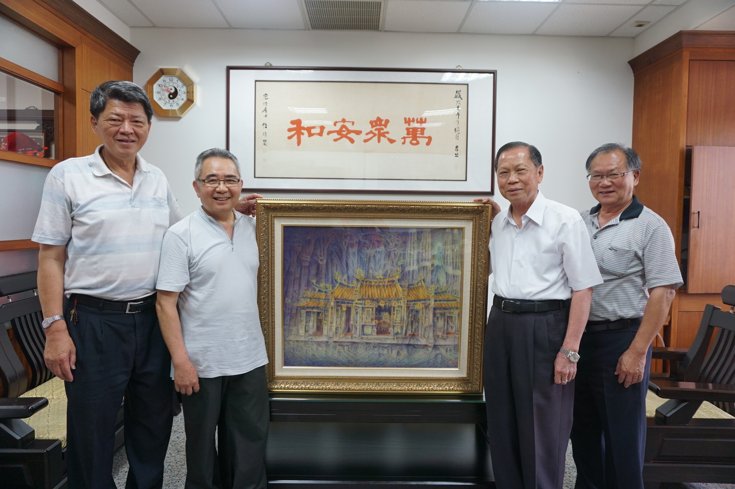 萬和宮推動文化藝術獲回響 4位名家贈送作品各具特色