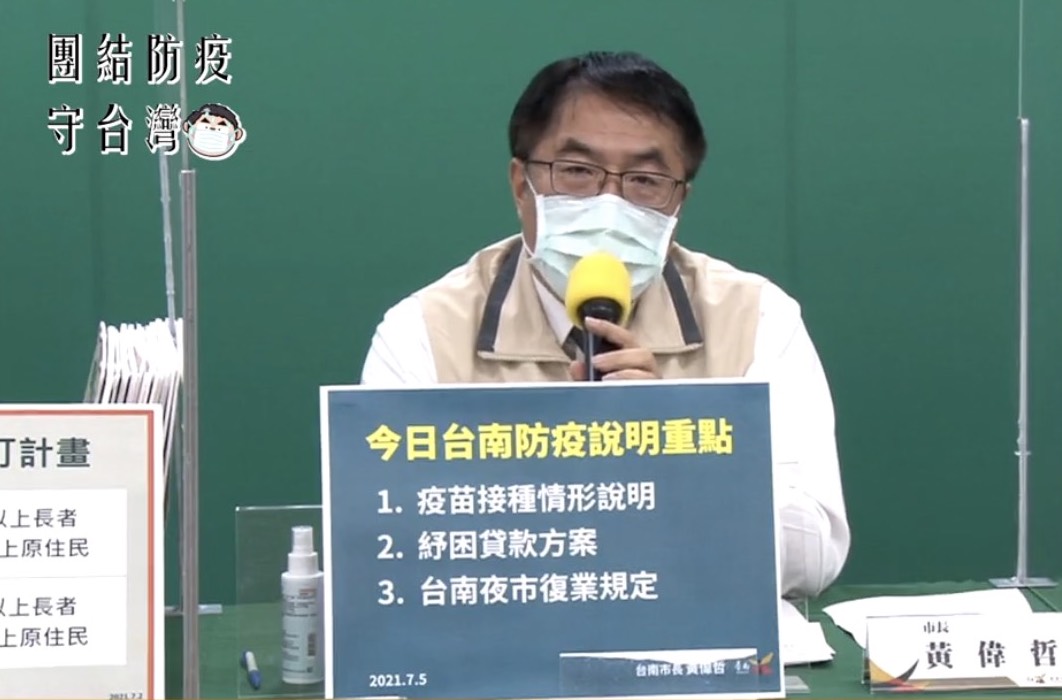 砲轟柯文哲「特權疫苗」說 黃偉哲怒斥：全國民眾都在忍 
