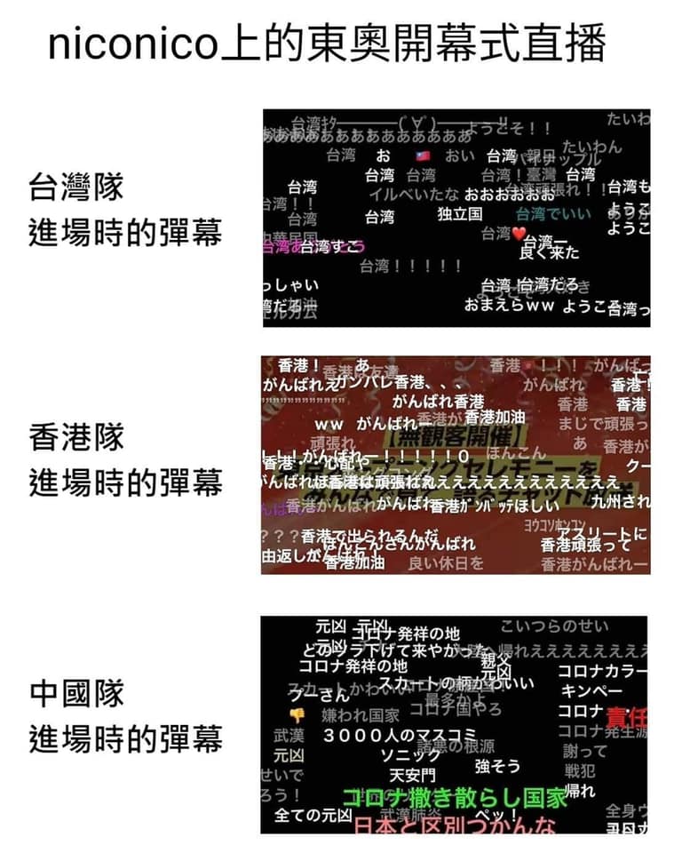 「Niconico」直播台灣進場時一片讚聲，但當中國進場時，馬上成了怨聲載道的「大型辱華現場」。   圖：翻攝網路