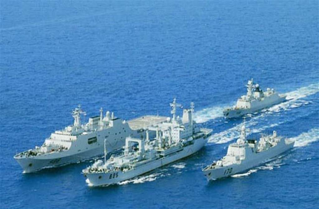 中國大陸南海艦隊。   圖：翻攝陸網「前瞻網」