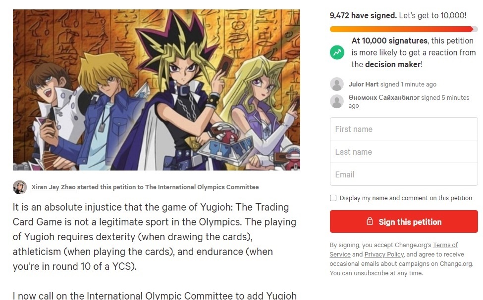 相信我的牌組！網紅號召連署《遊戲王》決鬥入奧運 逾9千人響應請願 | 國