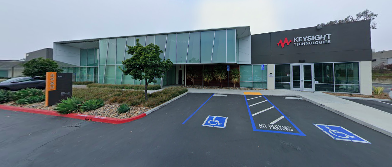 是德科技位於加州聖地牙哥的辦公室。   圖：擷取自Google Map
