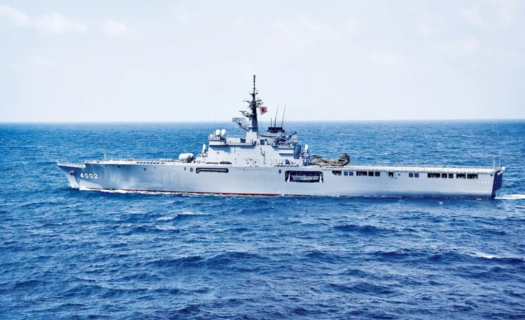 日本海上自衛隊大隅級運輸艦。   圖：翻攝自環球網