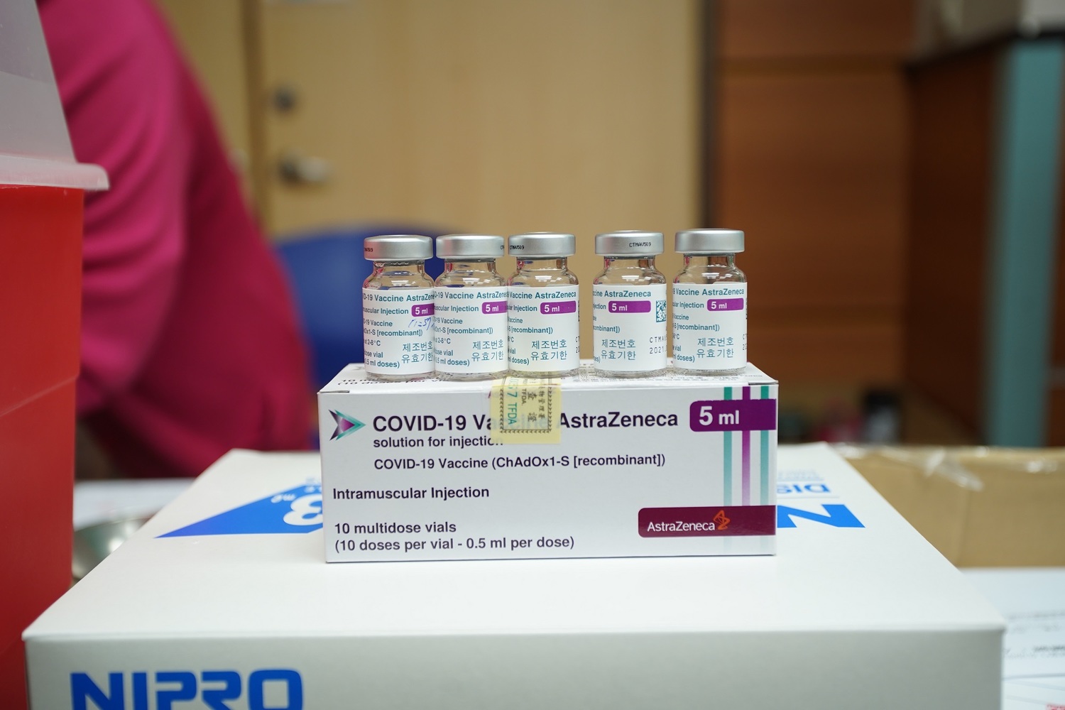 阿斯特捷利康（ AstraZeneca）公司宣布將調漲AZ疫苗價格，不再以成本價販售。   圖：林昀真/攝（資料照）