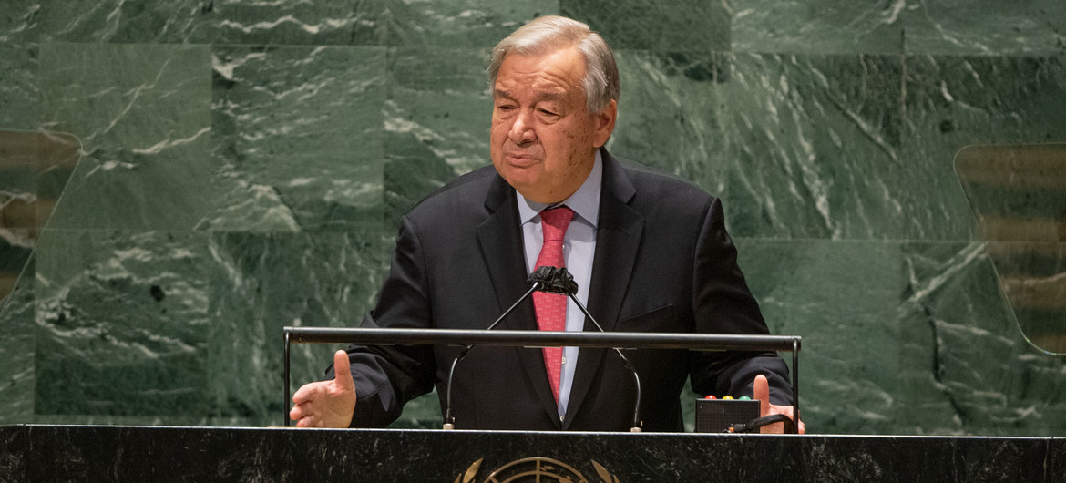 聯合國秘書長古特瑞斯（Antonio Guterres）。   圖：取自聯合國官網