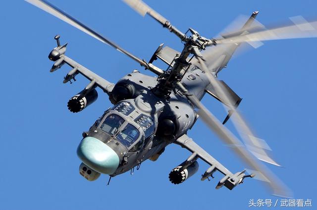 俄羅斯「卡-52短吻鱷(Ka-52K)」武裝攻擊直升機。   圖：翻攝陸網/頭條號武器看點