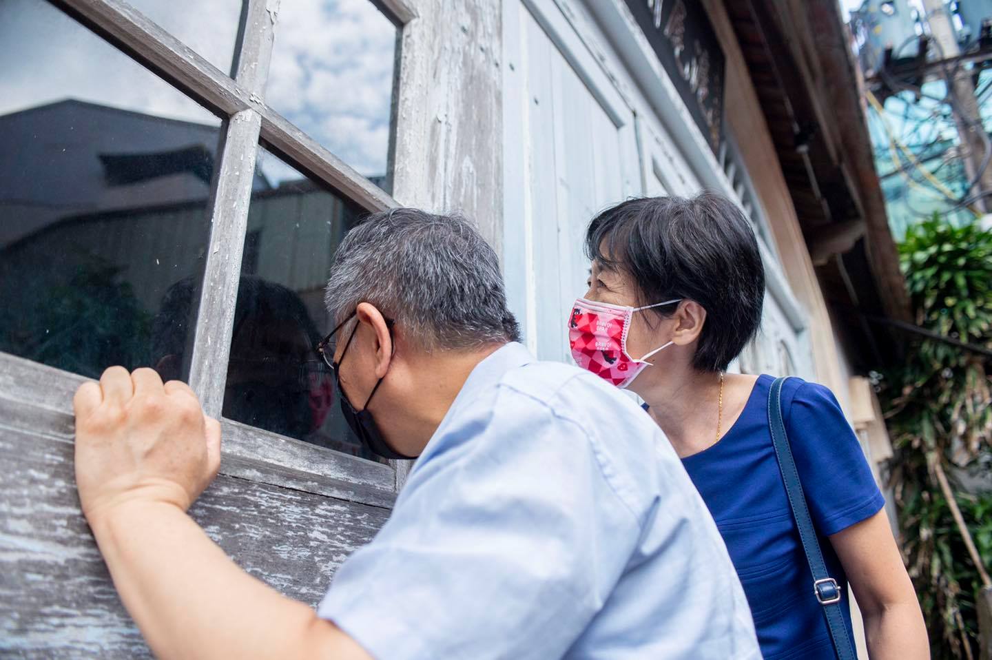 台北市長柯文哲日前攜妻子陳佩琪到新北市走走。   圖：翻攝柯文哲臉書