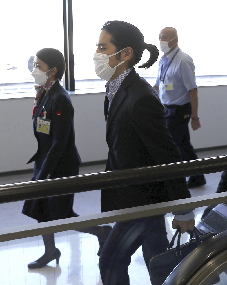 小室圭從紐約回來的新髮型引起日本國民熱議,現在這種髮型被稱為小室頭 圖:達志影像/美聯社 小室圭從紐約回來的新髮型引起日本國民熱議,現在這種髮型被稱為小室頭 圖:達志影像/美聯社