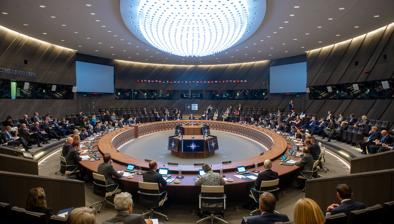 2021年6月14日，北約成員國首腦在比利時的布魯塞爾舉行峰會，中共的挑戰被正式列入議題。   圖：北約NATO官網