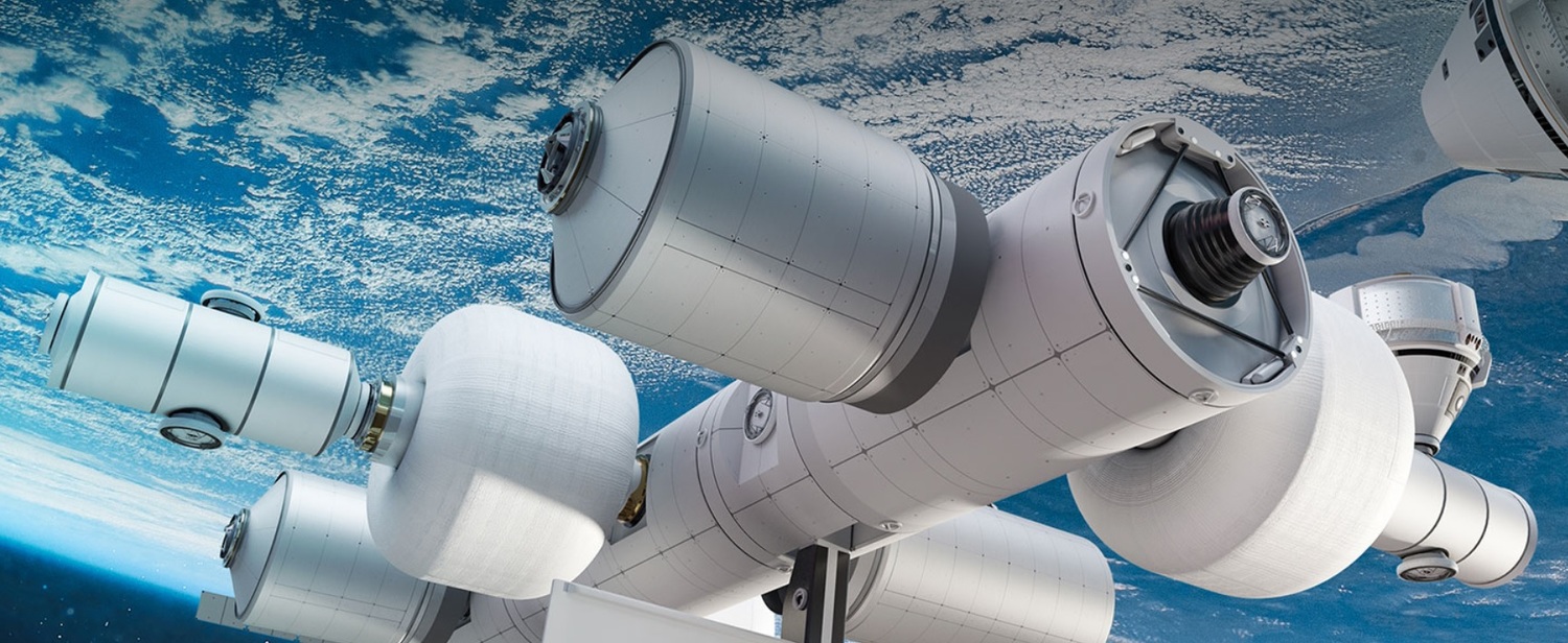 美國NASA授予藍色起源（Blue Origin）等3家公司興建新太空站的合同。圖為藍色起源太空站的概念圖。   圖：取自藍色起源官網