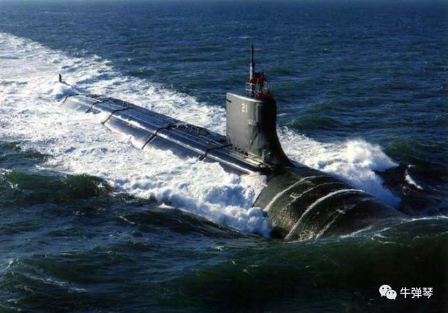 美國海軍核動力潛艇「康涅狄格號」（USS Connecticut）。   圖: 翻攝自網易