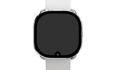 Meta（臉書）研發的智慧手錶照片外流，外觀神似Apple Watch。   圖：翻攝自Bloomberg