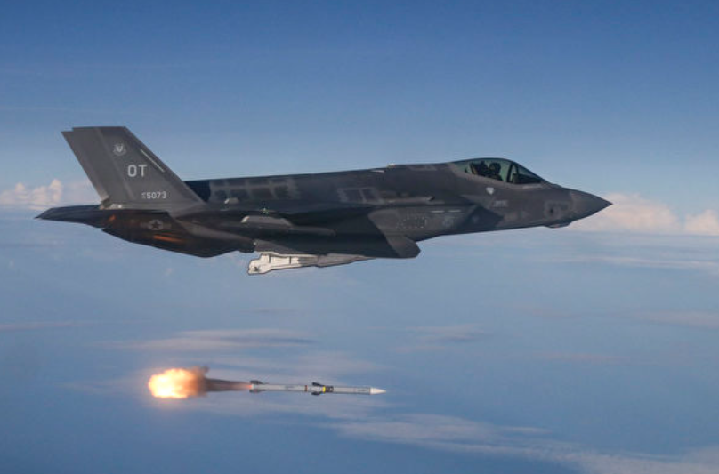 美國空軍在 2021 年F-35 戰鬥機中隊中增加最多架，圖為美國空軍F-35A戰機。   圖 : 翻攝自美國空軍(資料照)