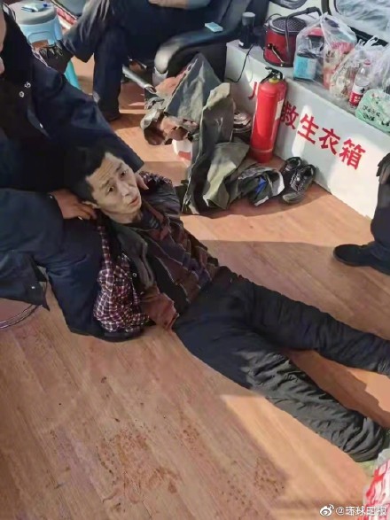 中國吉林監獄罪犯朱賢健越獄，今(28日)成功抓獲，結束 41 天的逃亡。   圖 : 翻攝環球網