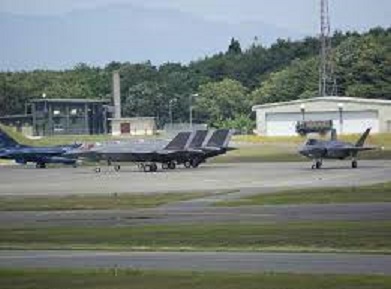 美軍位於日本青森縣的三澤空軍基地。   圖 : 翻攝自每日頭條