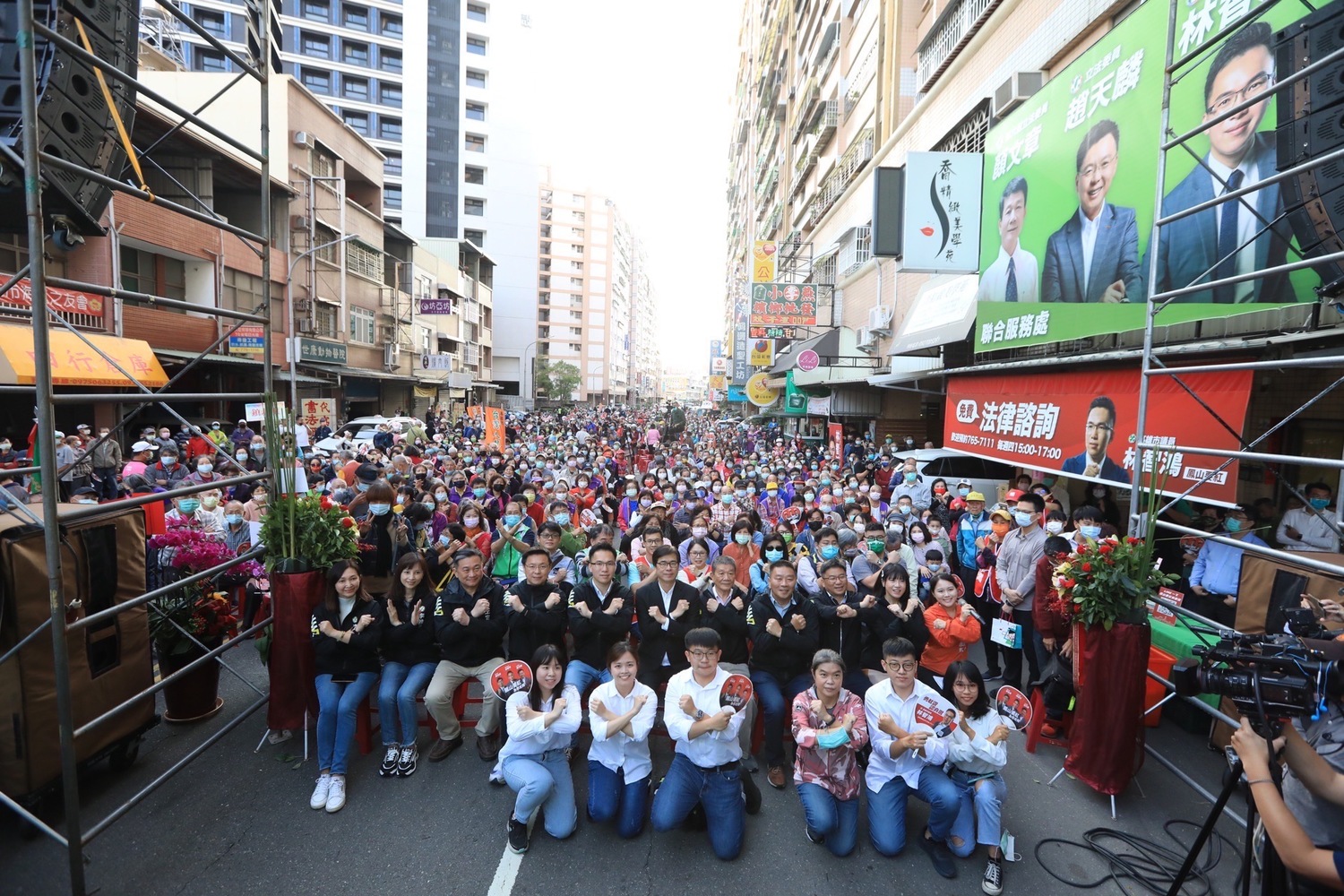 林智鴻公投宣講現場湧進近3000人。   圖：林智鴻服務處提供
